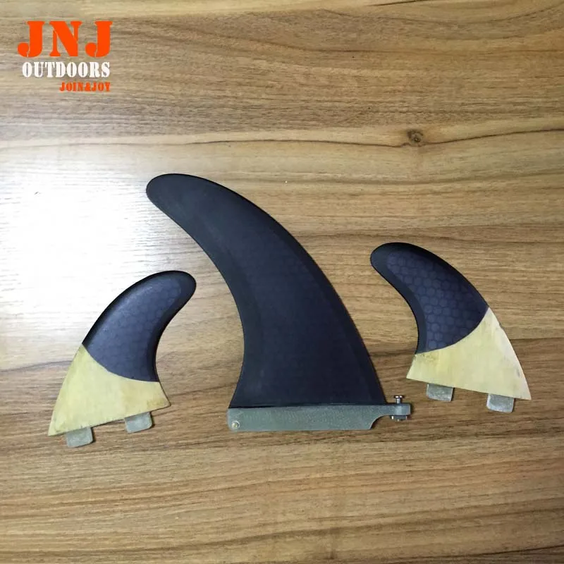 

FREE SHIPPING made in china cheapest quality sup table fin system 8" centre fin and 2 pcs FCS G5