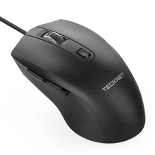 TeckNet Альфа S3 6-кнопочная USB Проводная Мышь оптический офис Бизнес игровой Мышь мыши для Windows XP/Vista/7/8/10, Mac и Linux