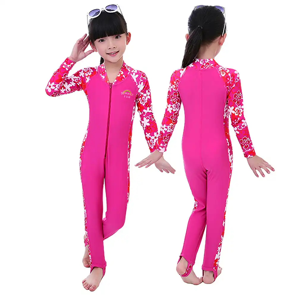 baohulu 1-10 years baby swimsuit print kids rash