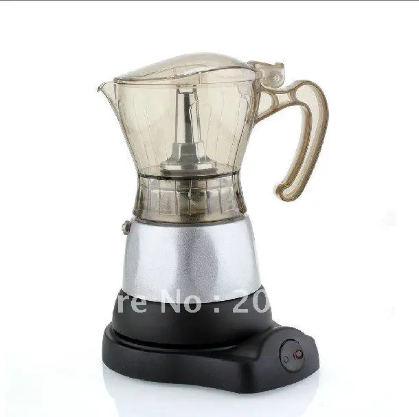 Automatic Electric stovetop espresso coffee maker,4CUPS capacity,Mocha