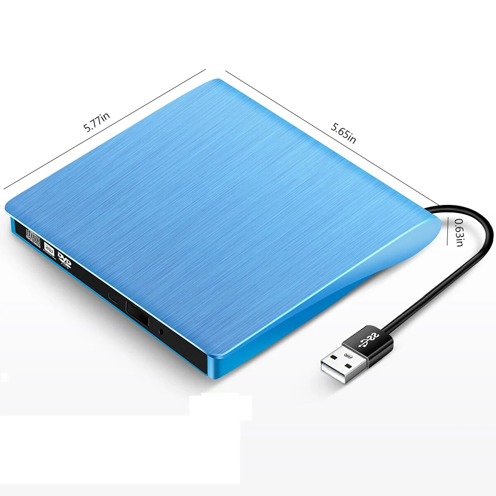 Внешний CD привод YiYaYo USB 2 0 DVD RW устройство для записи и дисков оптический ноутбука