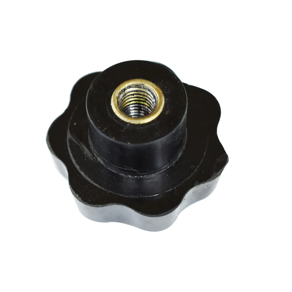 M5/M6/M8/M10/M12 Female Thread Star Knob Handles 7 Star Shaped Through Hole Clamping Nuts Knobs