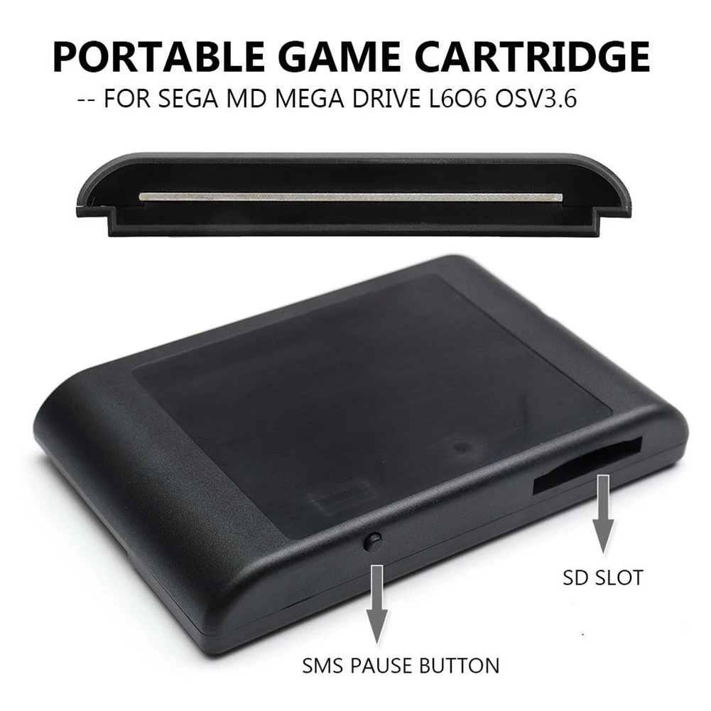 Günstige Spiel Brennen Karte Gaming Japan Speicher Flash Elektronik MD Patrone Berufs Europa OSV3.6 Version Universal UNS Für Sega