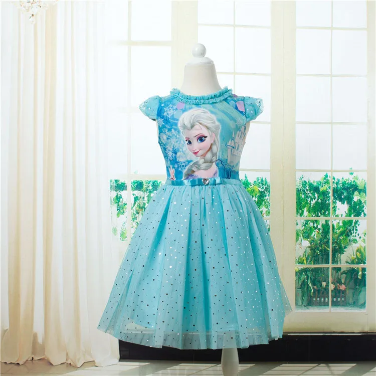 Пользовательский Анна Эльза платье принцессы для девочек детский праздничный костюм vestidos детские, для малышей Косплэй Платья для женщин специальные с событиями плащ Платья для женщин