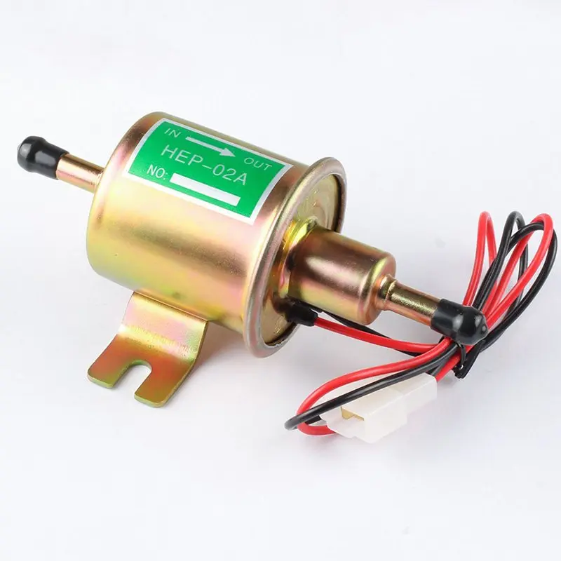 

12V Electric Fuel Pump For Car Carburetor Motorcycle ATV Diesel Petrol Gasoline Universal Auto Low Pressure Fuel Pump