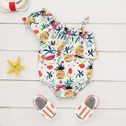 

2019 Toddler Kid Baby Girl Floral Swimwear One-piece Swimsuit Bathing Dress Beachwear