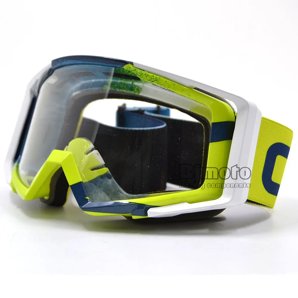 BJMOTO очки для мотокросса очки для шлема гонки Gafas Байк ATV MX очки прозрачные тонированные линзы внедорожные регулируемые