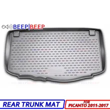 Для Kia Picanto 2011- автомобильный коврик для багажника, коврик для багажника, коврик для пола, коврик для багажника, задний коврик для багажника, автомобильный Стайлинг