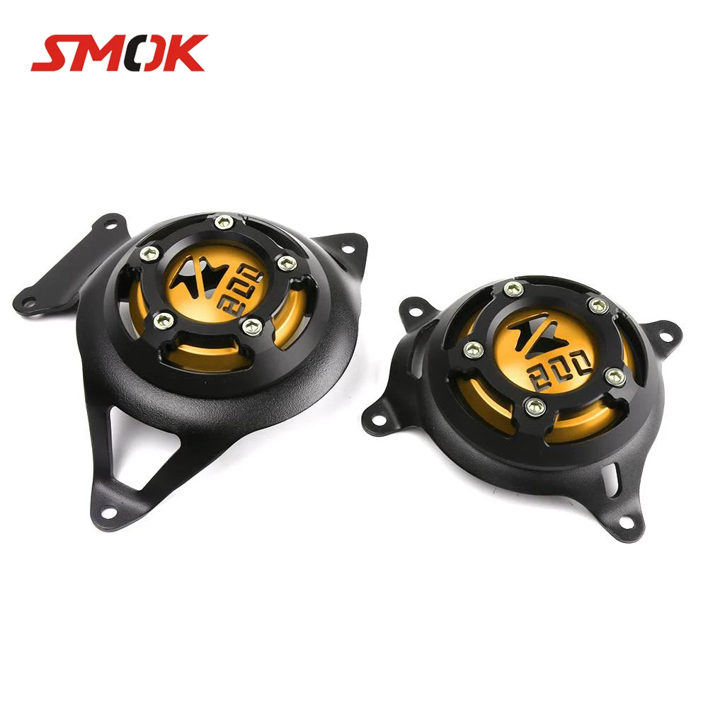 

SMOK Motorcycle CNC Aluminum Engine Stator Cover Engine Protective Cover Left Right Guard Cover For Kawasaki Z800 2013-2017