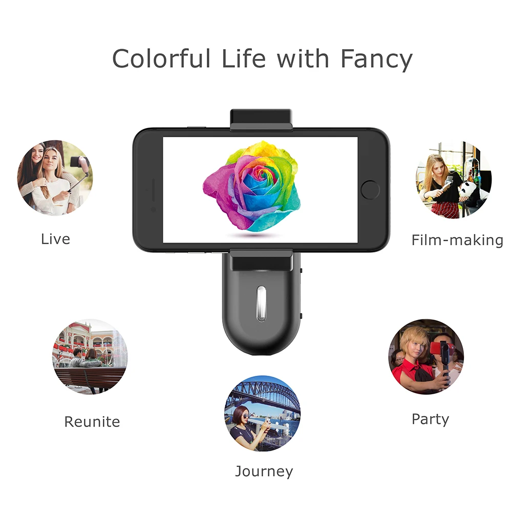 Wewow Fancy Pro смартфон мобильный ручной светодиодный свет Gimbal стабилизатор распродажа