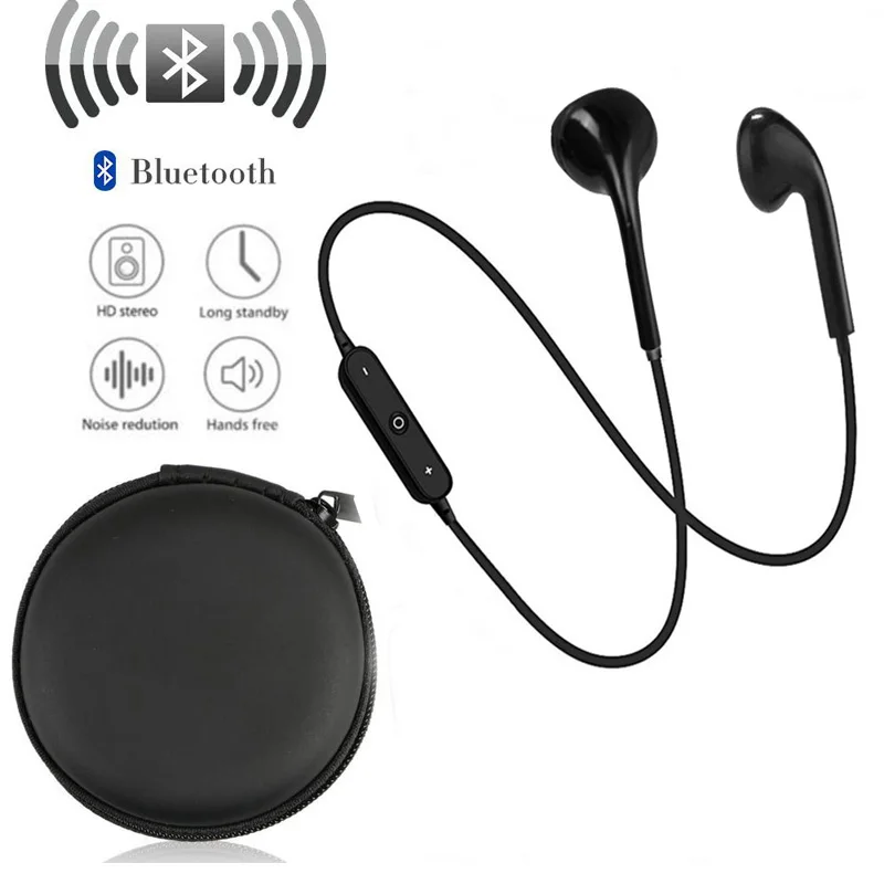 

Bluetooth Earphone Wireless Headphones Sport Neckband High Fdelity Sound Earbuds Running Headset With Mic Headphones For Phone
