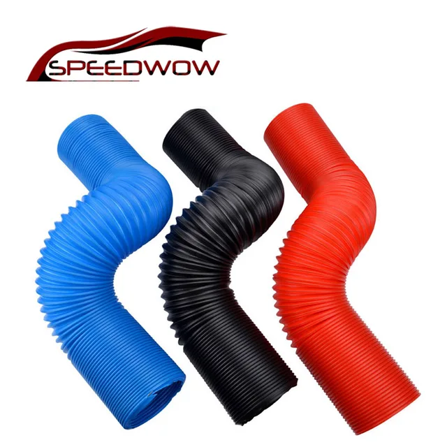SPEEDWOW Car Engine Flexible Air hose Air Intake Pipe Inlet Hose Tube