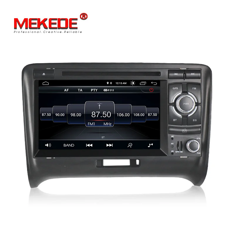 Clearance Android8.1 Quad-core 2din car Audio for AUDI TT 2006-2013 support dvd player gps navigator radio ipod BT wifi TDA 7851 5