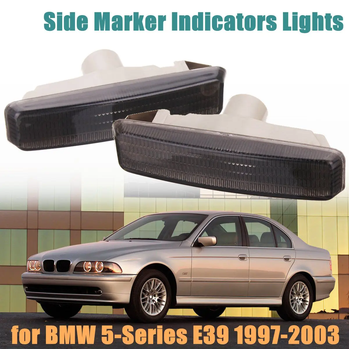 2 xfender Боковой габаритный фонарь светильник сигнальные лампы для BMW E39 5-Series E39 97-03