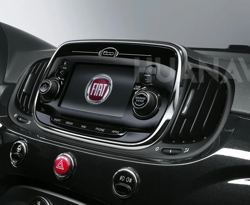 Perfect DSP Android 9.0 CD DVD Player GPS navigation For Fiat 500 EGEA 2016 2017+ auto multimedia player tape recorder 8-Core navi Audio 3