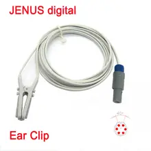 Совместимый цифровой разъем JENUS lemo 6pin многоразовый датчик spo2 ребенок или кабель с клипсой датчик пульса зонд