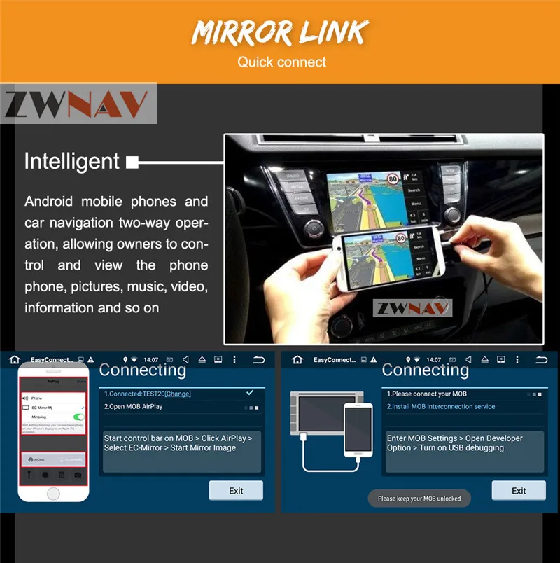 Discount Android 9.0 8 Core RAM 4GB ROM 32GB 2 Din Car GPS Navigation Radio Screen Android System For Peugeot 407 2004-2010 3
