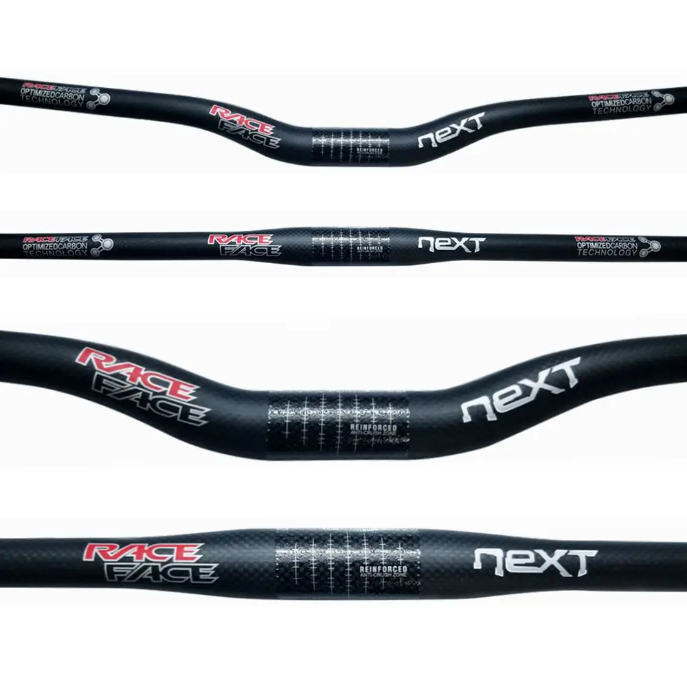 

Race Face Next Matte 3K Carbon Fibre Horizontal / One-shaped Handlebar Mountain Bike Parts Bicycle Handlebar Stem 31.8mm