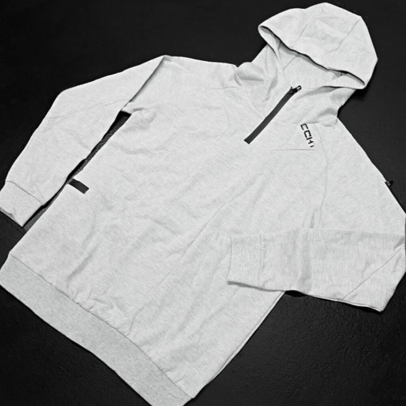 Men gyms hoodies workout clothing-1
