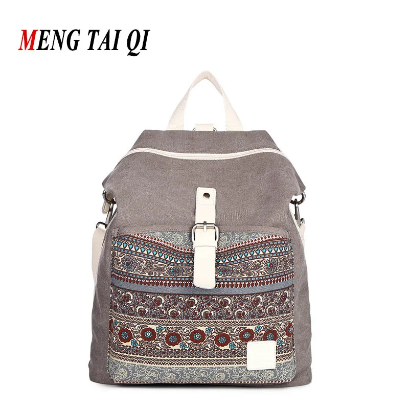 New Arrival Women Bag Canvas Backpack 2017 Fashion School Bag For Teenager High Quality Casual Backpacks