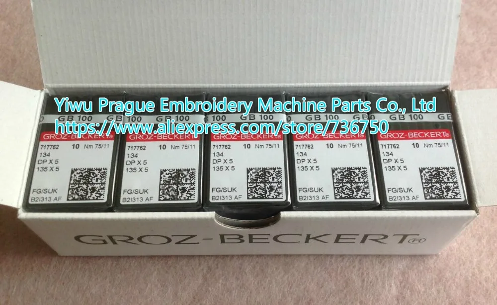 500 шт. оптовая продажа оригинальные швейные иглы Groz Beckert DPX5 DP X 5 135X5 134 предлагаемые