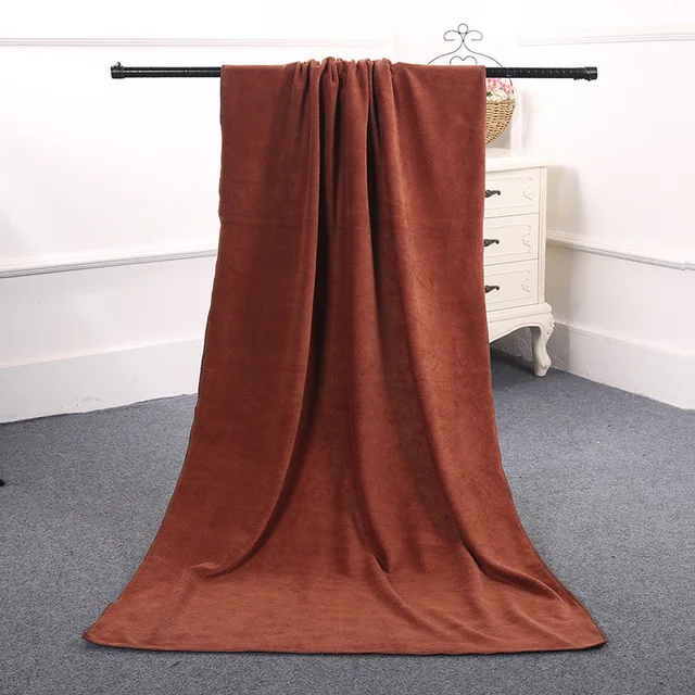 

180x80cm Sechage Rapide Douche Microfiber Beach Towel Supersoft Bath Towel Sport Towel Gym Fast Drying Cloth Beauty Salon Bed