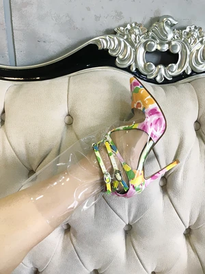 PVC Cut-out heels (12)