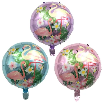 

Lucky 50pcs/lot 18inch Cartoon Birds Flamingos Balloon Animal Foil Helium Balloons Birthday Party Inflatable Decoration Globos