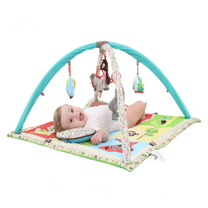 

Baby crawling mat activity forest game climbing blanket baby fitness rack plush toy