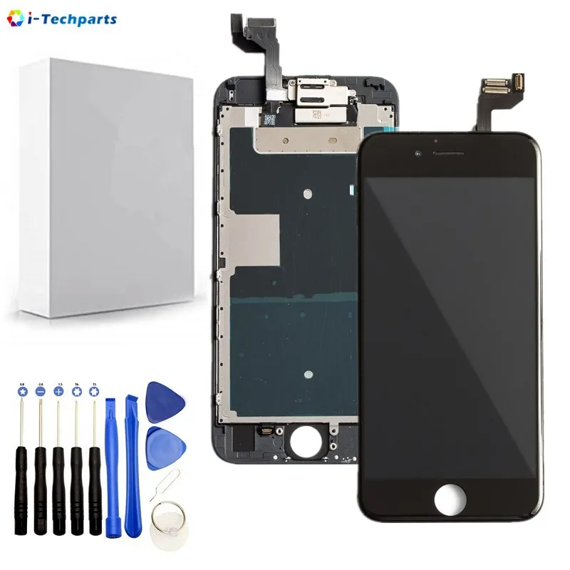 

AAA+ Replacement Display for iPhone 6S LCD Display and Digitizer Touch Screen Assembly with Front Camera+Ear Speaker,Black White