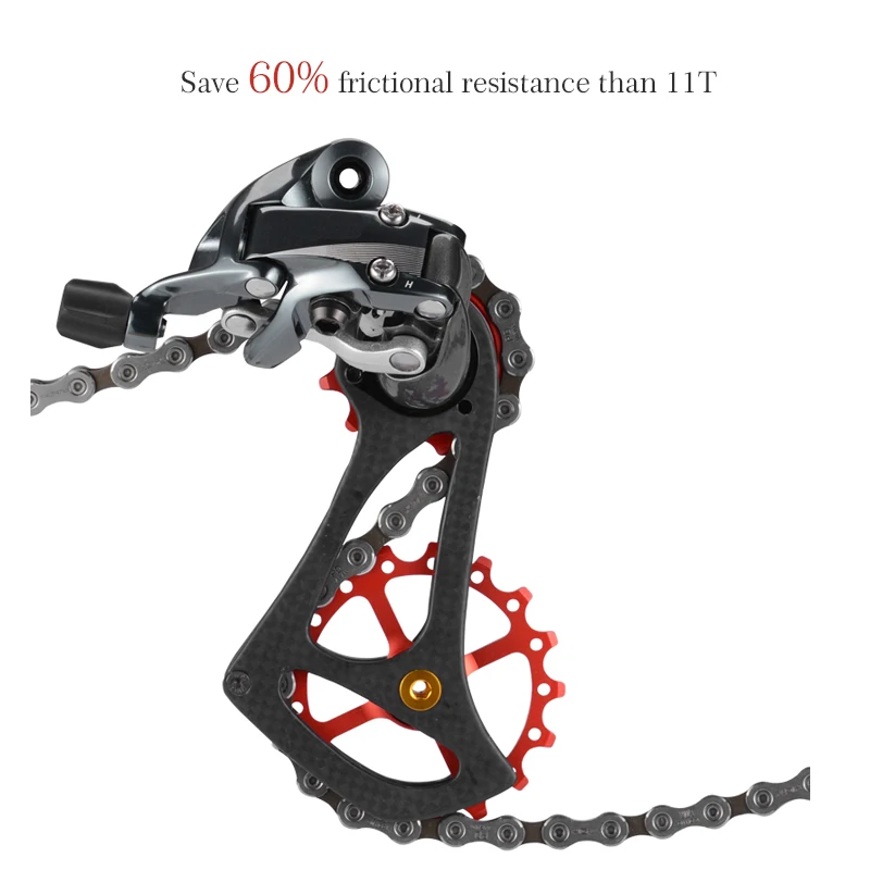 Задний переключатель передач для велосипеда 17T карбоновое волокно SRAM RIVAL FORCE