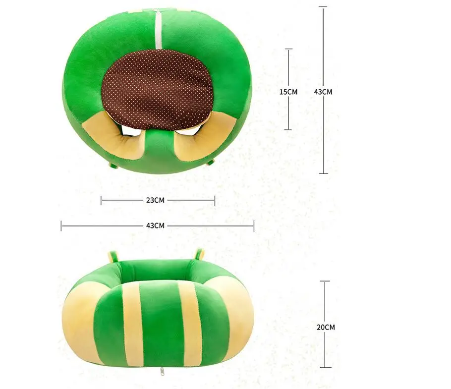 Новорожденного красочные сиденье Поддержка сиденье мягкий диван Хлопок Детская Безопасность Путешествия автокресло Плюшевые ноги