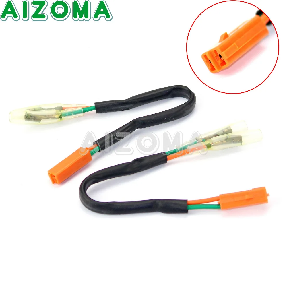 

Turn Signal Adapter Plug 2Pcs For Honda 99-03 CBR 600 900 929 954RR F4 VTR 1000F RC51 Motorcycle Connector Harness Indicator