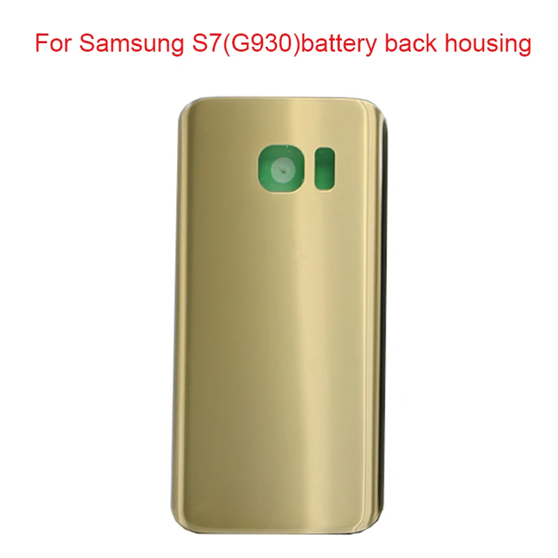 

JPFIX Housing For Samsung S7 G9300 Back Glass Battery Cover Camera Lens Rear Door Case Replacement adhesive sticker