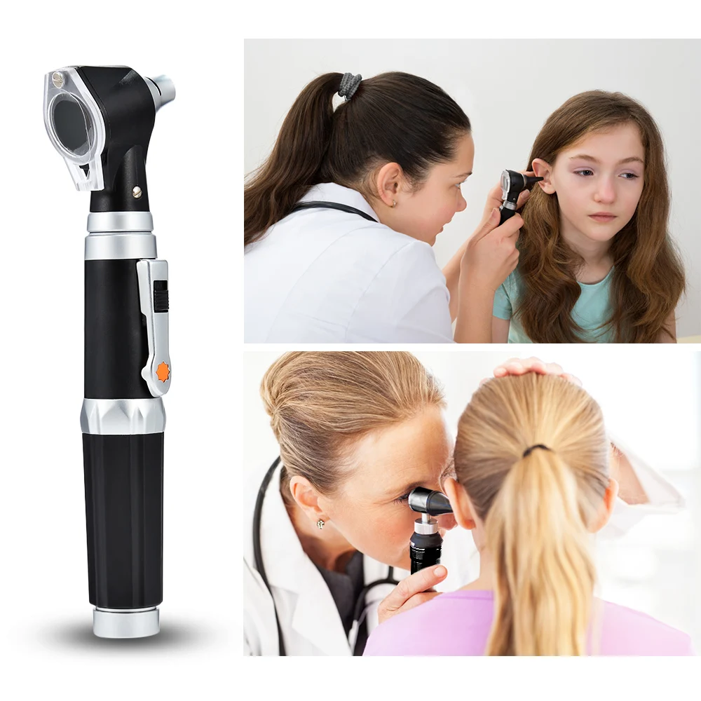 

Gustala Medical Otoscope Diagnostic LED Portable Otoscopio Ear Care Home Professional Physician Diagnostic Set with 8 Tips