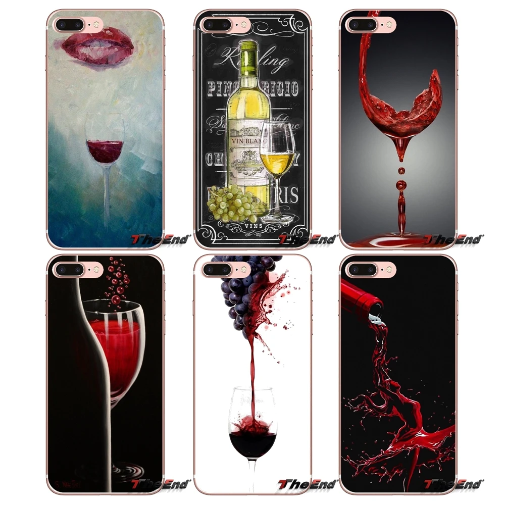Винное искусство для Samsung Galaxy S2 S3 S4 S5 MINI S6 S7 edge S8 S9 Plus Note 2 3 4 5 8 Coque Fundas аксессуары