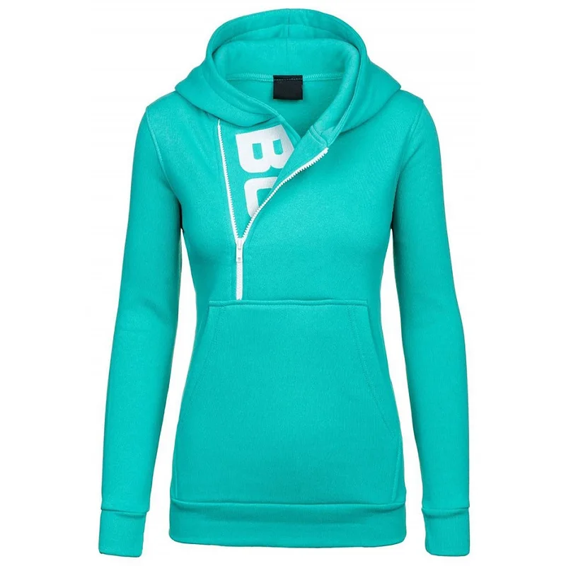 ZOGAA Women Fashion Fleeces Sweatshirts Hooded Candy Colors Solid Sweatshirt Long Sleeve Pullovers Clothing Sudaderas Mujer
