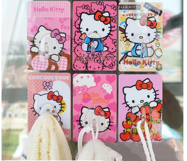 (10 Pcs/Lot) Mixed Colors Hello Kitty Mini Size Recycling Hook Hangers