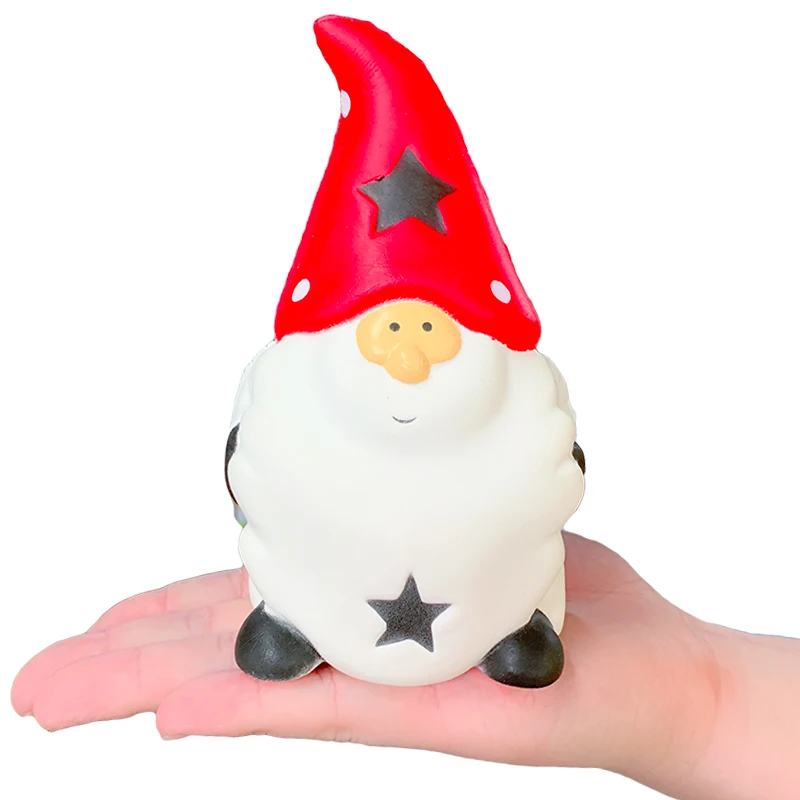 Greatest  Squishy Cute Santa Claus Decompression Slow Rising Soft Squeeze Toys Bread Scented Stress Relief Fu