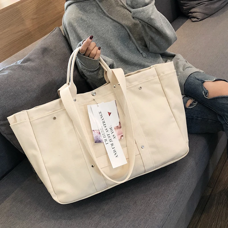 Canvas Schoudertassen vrouwen Shopping Bag Tote Pakket Crossbody Tassen Portemonnees Casual Handtas Voor Vrouwen Canvas Schoudertassen vrouwen Shopping Bag Tote Pakket Crossbody Tassen Portemonnees Casual Handtas Voor Vrouwen