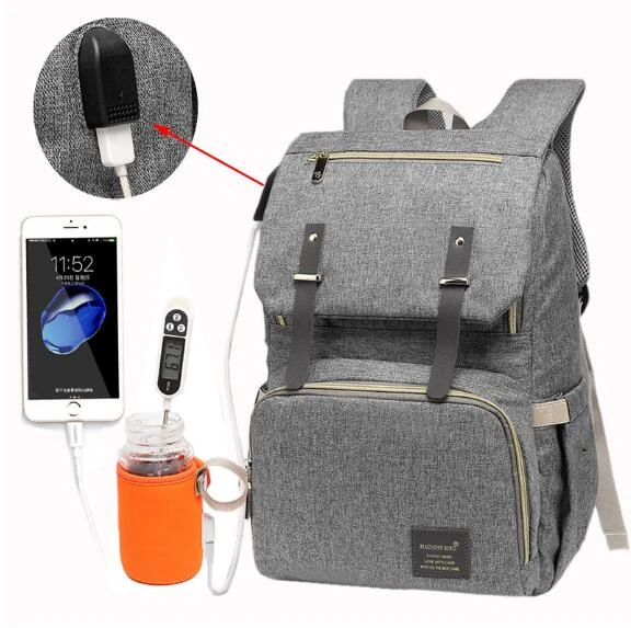 Diaper backpack with usb Clearance
