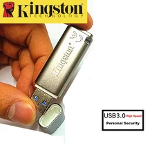 Kingston USB Flash Drive 8GB USB 3.0 Metal Pendrive Personal Security Encrypted USB High Speed Memoria Stick cle usb 8gb U Disk