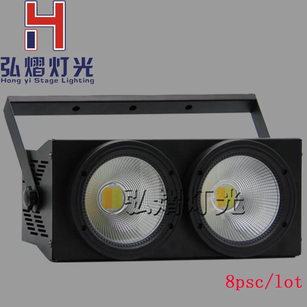 

8pcs/lot 100W COB LED Par Can/2in1 White+Warm white 2in1 DMX 100w COB LED Par/LED dmx wash Stage Light /ktv dj disco lighting