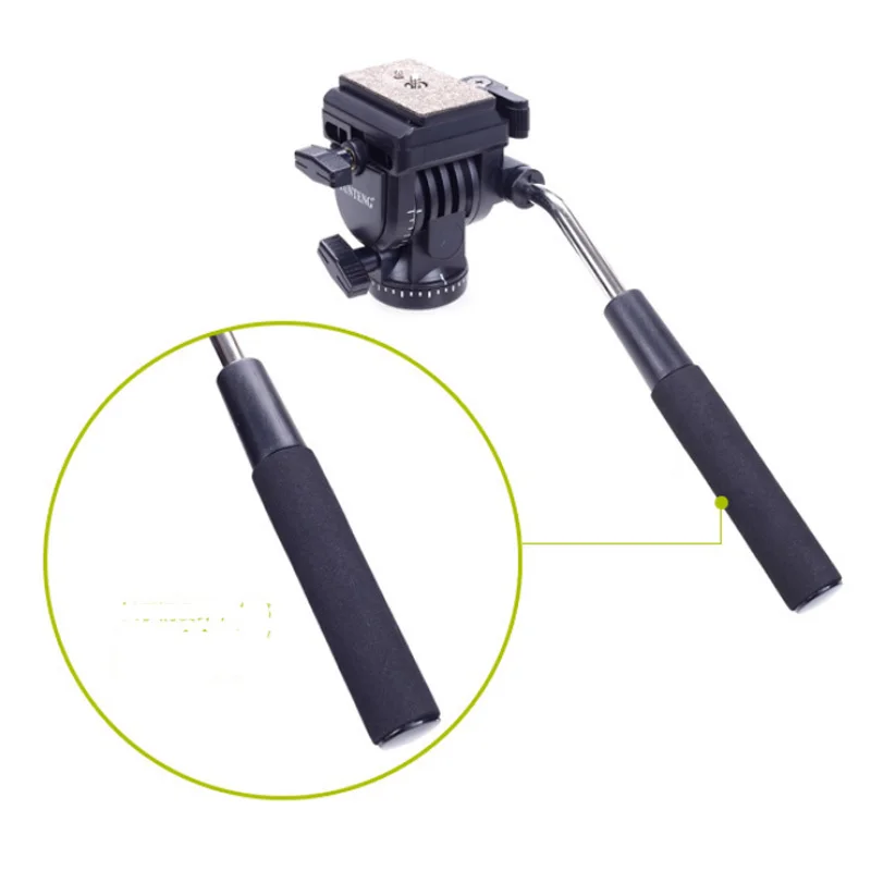  Yunteng 288 Camera Monopod Tripod + Fluid Pan Head Ballhead + Unipod Holder Base Stand for Ditigal 
