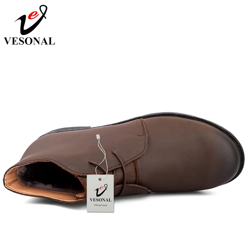 Quente 205 Ankle 2018 Vesonal Genuínos Adulto With Inverno Boots Negócios Boots Calçado Masculina Boots black Curto Da Neve Moda Do Sapatos brown De Black Couro Plush Fur Pele Botas 5q1a5C