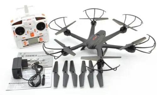 

F15067-D Black MJX X600 2.4G 6 axle 3D Roll FPV Wifi Helicopter RC Drone Quadcopter UFO No Camera with Extra Props
