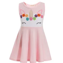 Платье для девочек; одежда «Маша и Медведь»; детский летний костюм «Маленький Пони»; детская одежда с единорогом для девочек 11 лет