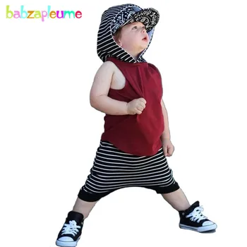 

Baby Kidswear Sleeveless Hoodies Toddler Girls Clothing Harem pants 2PCS/Set Children Tracksuit Boys set Christmas Outfits A254