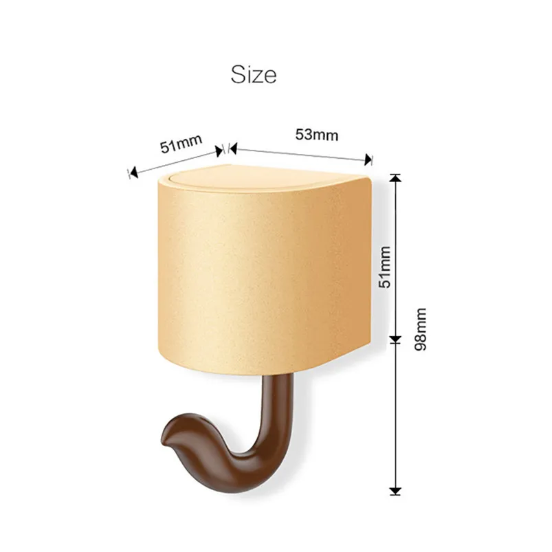 Creative Cartoon Squirrel Wall Hook Adhesive Home Cartoon Cute Hanger Key Umbrella Towel Cap Coat Cocina 30MR133