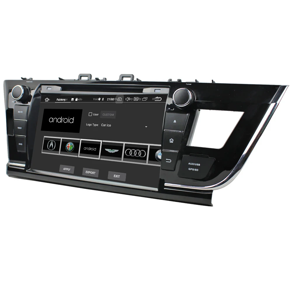 Sale KLYDE 9" 4G WIFI Octa Core PX5 Android 8.1 4GB RAM 32GB ROM Car DVD Player Radio GPS Navigation For Toyota Corolla 2013-2016 LHD 2